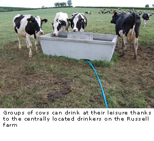 Where do you place your drinking troughs?